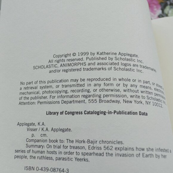 Animorphs Visser  by K.A. Applegate - Picture 3 of 3